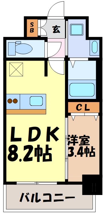 MAXIV東別院 間取り図