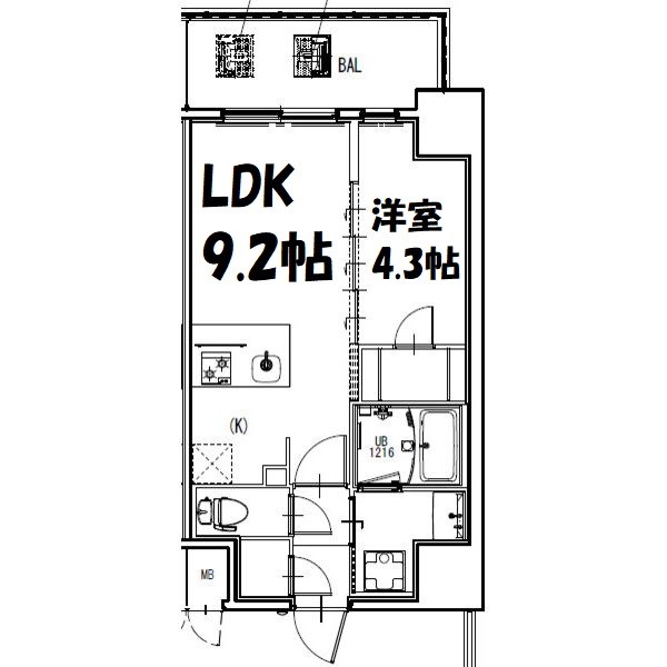 S-RESIDENCE金山epure 間取り図