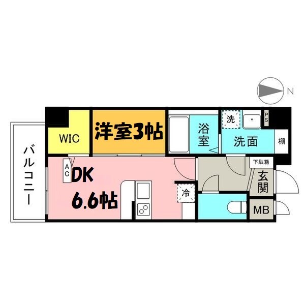 アーチレジデンス名駅北 間取り図