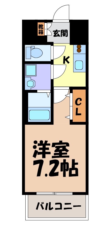 S-RESIDENCE浅間町駅前axial 間取り