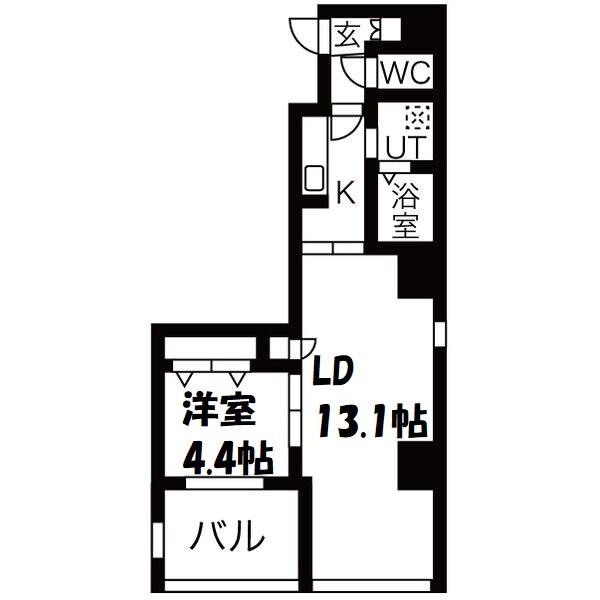 COULEURS　oos 間取り図