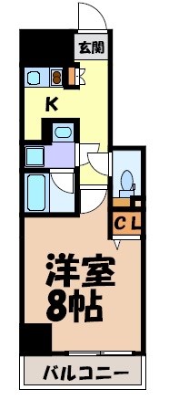 ディアレイシャス大須赤門通本町 間取り図