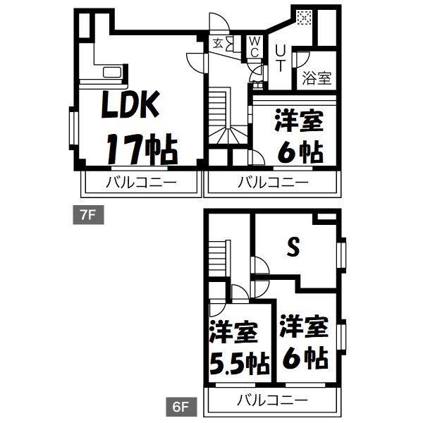 第二戸嶋屋ビル 間取り図