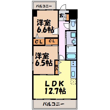 パラシオン車道 間取り図