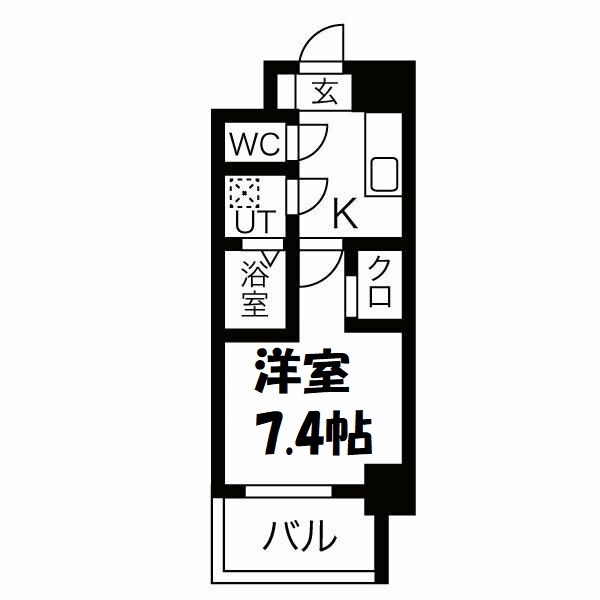 Brick Kamejima 間取り図