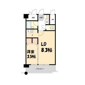 Ｘ－ｏｖｅｒ21覚王山 間取り