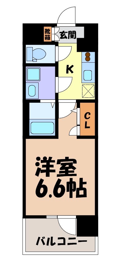 エスリード葵広小路通 間取り図