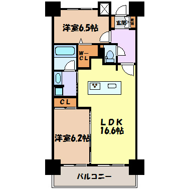 ロイヤルパークス千種 間取り図