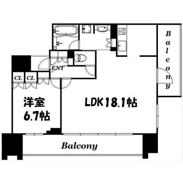 パークコート上前津プレミアプラス 間取り