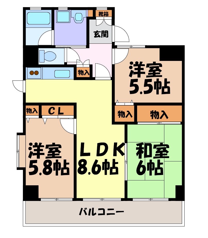 グレース川口 間取り図