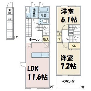 サンフォレスタⅠ 間取り図