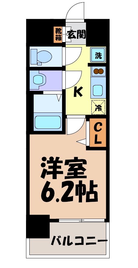 プレサンス名古屋ルクソリア 間取り図