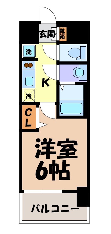 プレサンス名古屋ルクソリア 間取り図