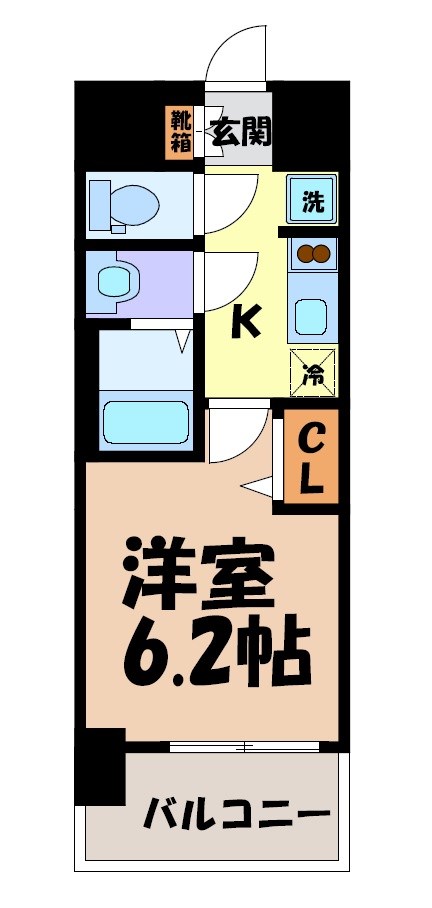 プレサンス名古屋ルクソリア 間取り図