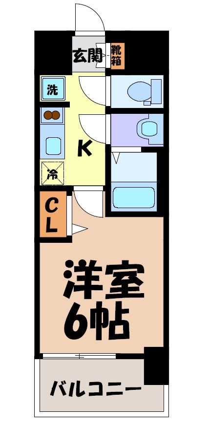 プレサンス名古屋ルクソリア 間取り図