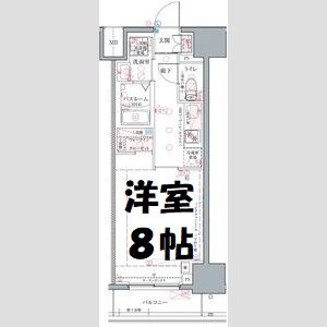 クレヴィスタ名古屋上前津 間取り図