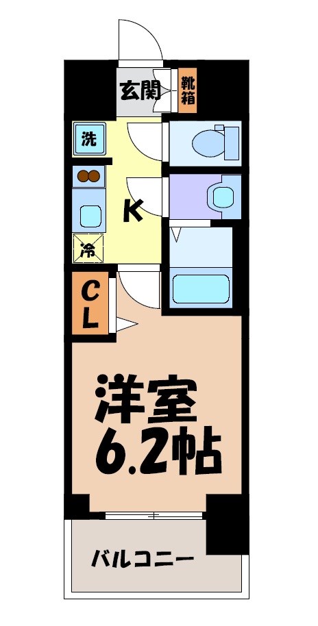 プレサンスジェネ上前津 間取り図