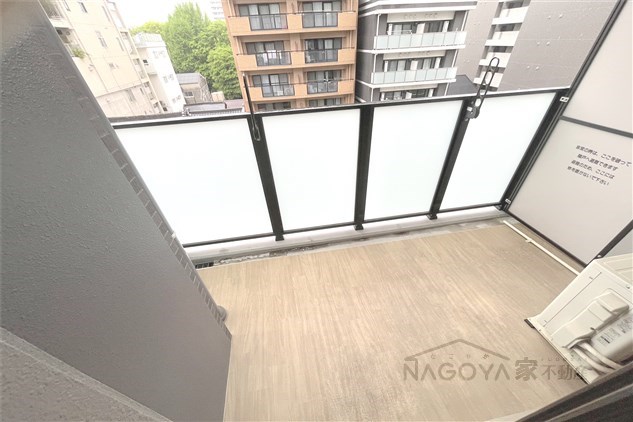 プレサンスジェネ上前津 ベランダ