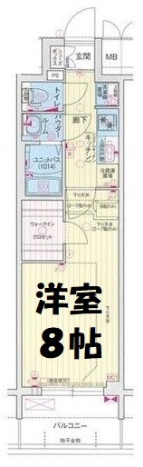 プレサンスジェネ上前津 間取り図