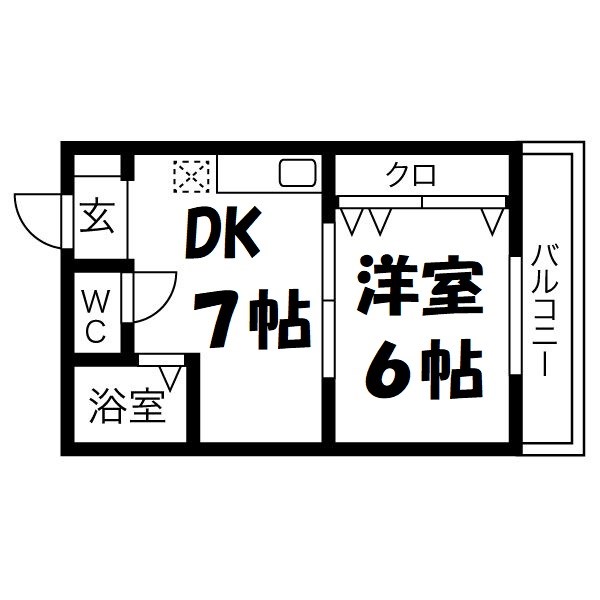 ラクラスコート山王 間取り図
