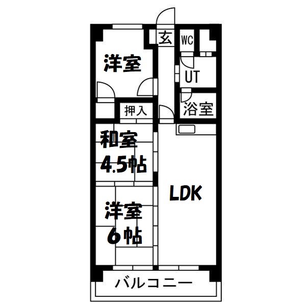 サクセス大喜 間取り図