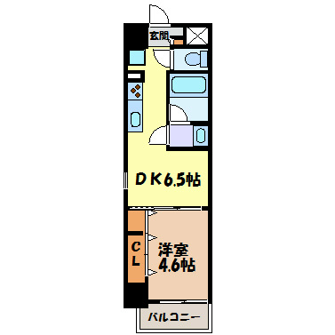 プライム松原 間取り図