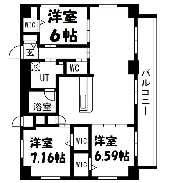 THE LOUNGE LINEAR GATE 間取り図