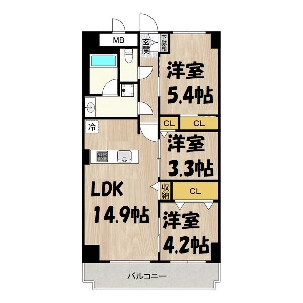 インプルーブ金山 間取り図