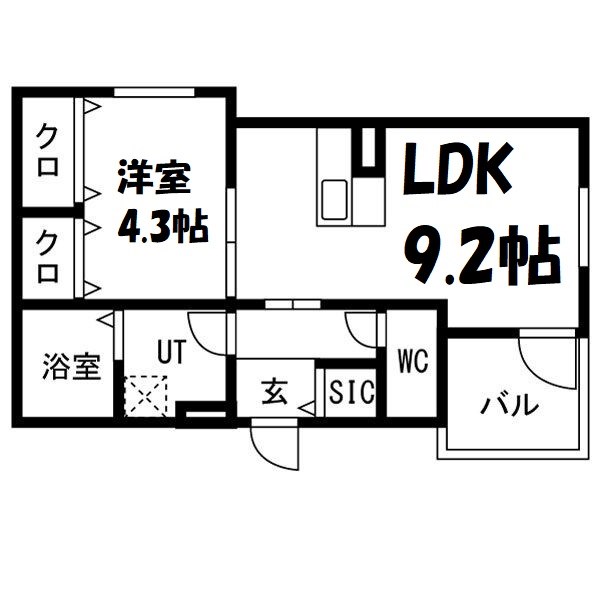Anecis桜山西 間取り図