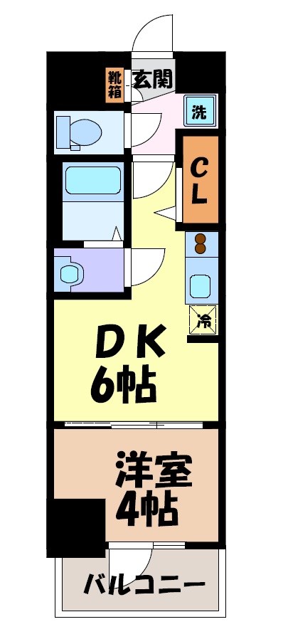 プレサンス上前津オレシア 間取り図