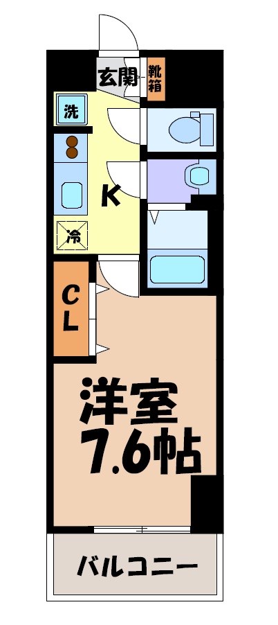 プレサンス上前津オレシア 間取り図