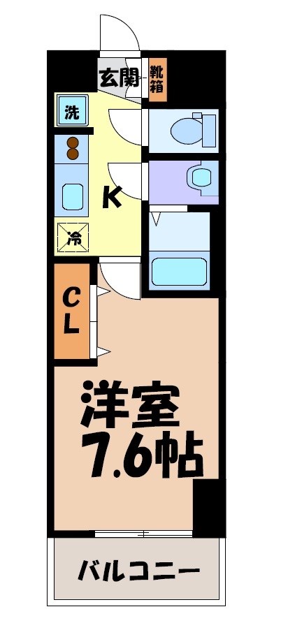 プレサンス上前津オレシア 間取り図
