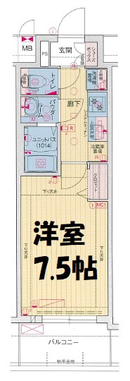 プレサンス上前津オレシア 間取り図