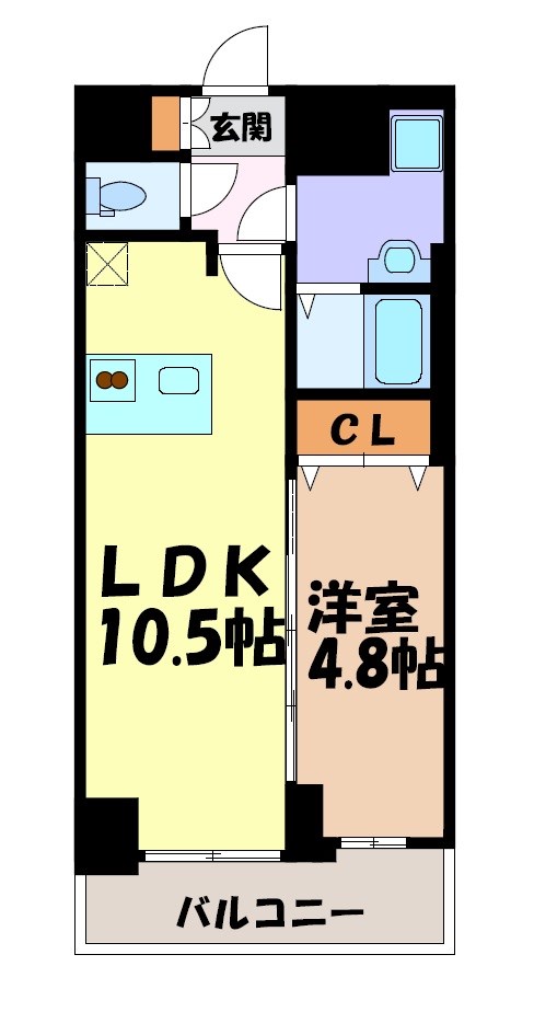 プレサンス上前津オレシア 間取り図