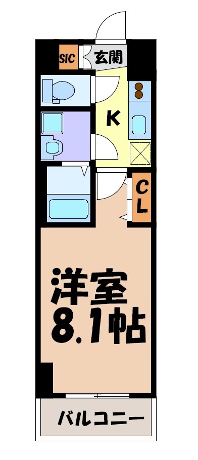 プレイズシード名駅北 間取り図