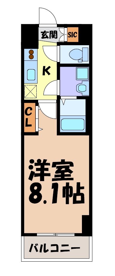プレイズシード名駅北 間取り図