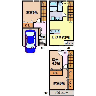 リリアム正木 間取り図