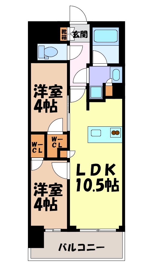 プレサンス名駅南ブリエ 間取り図