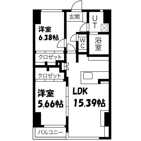 AREX丸の内Ⅱ 間取り図