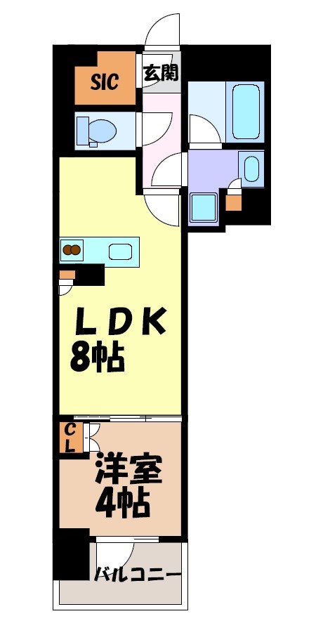 プレサンス名駅南ブリエ 間取り図