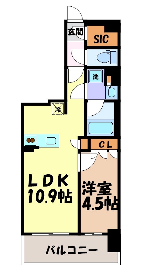 プレサンス名駅南ブリエ 間取り図