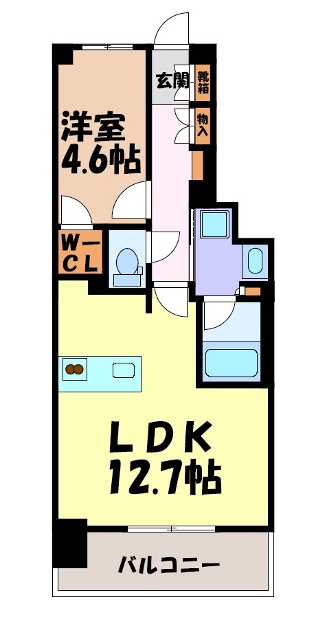 プレサンス名駅南ブリエ 間取り図