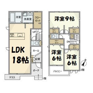 天白区植田山4丁目戸建 間取り