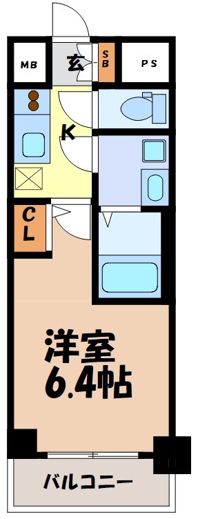 エスリード鶴舞グランパークス 間取り図