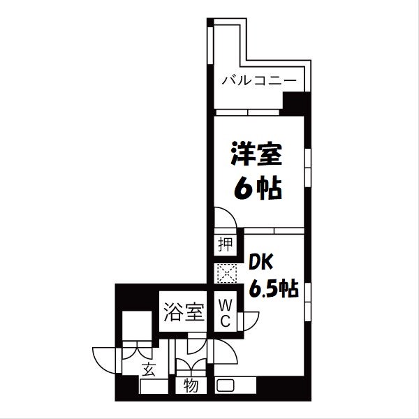 ライオンズマンション今池 間取り図