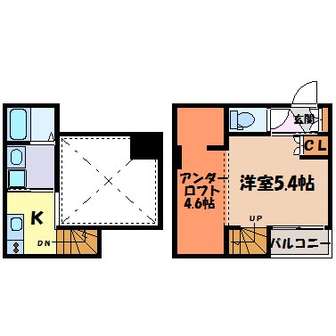 カーサ９名駅 間取り図