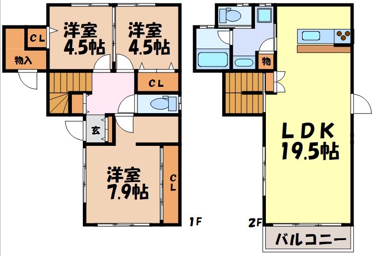 カームガーデン東山 間取り図