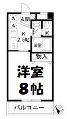ホーメスト北原Ｔ.Ｍ 間取り図