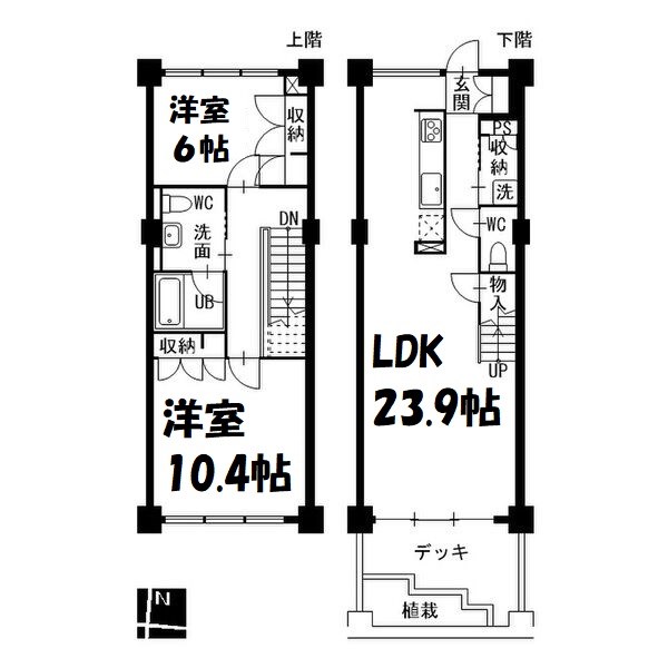 トランセット覚王山 間取り図