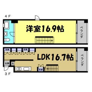 FLATS GAZERY 間取り図